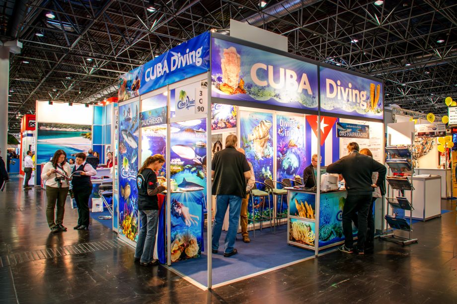 Messestand von Cuba Diving auf der boot Düsseldorf